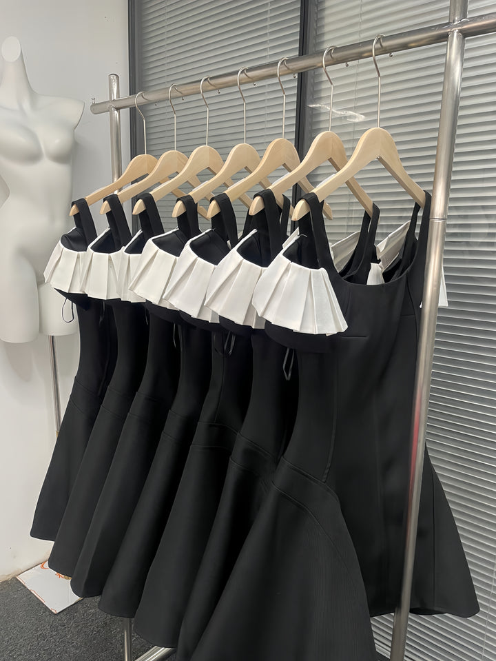 The Monochrome Petal Midi