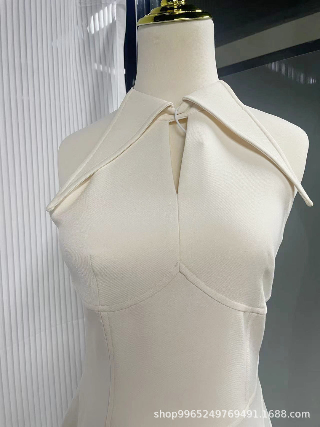 The Ivory Ripple Gown