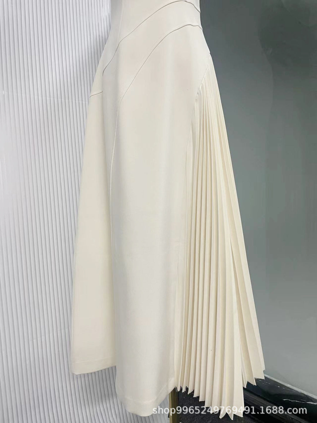 The Ivory Ripple Gown