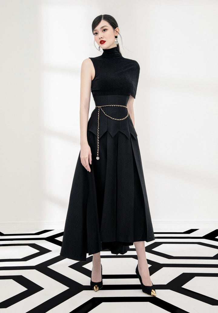 The Gilded Chain Shift Dress