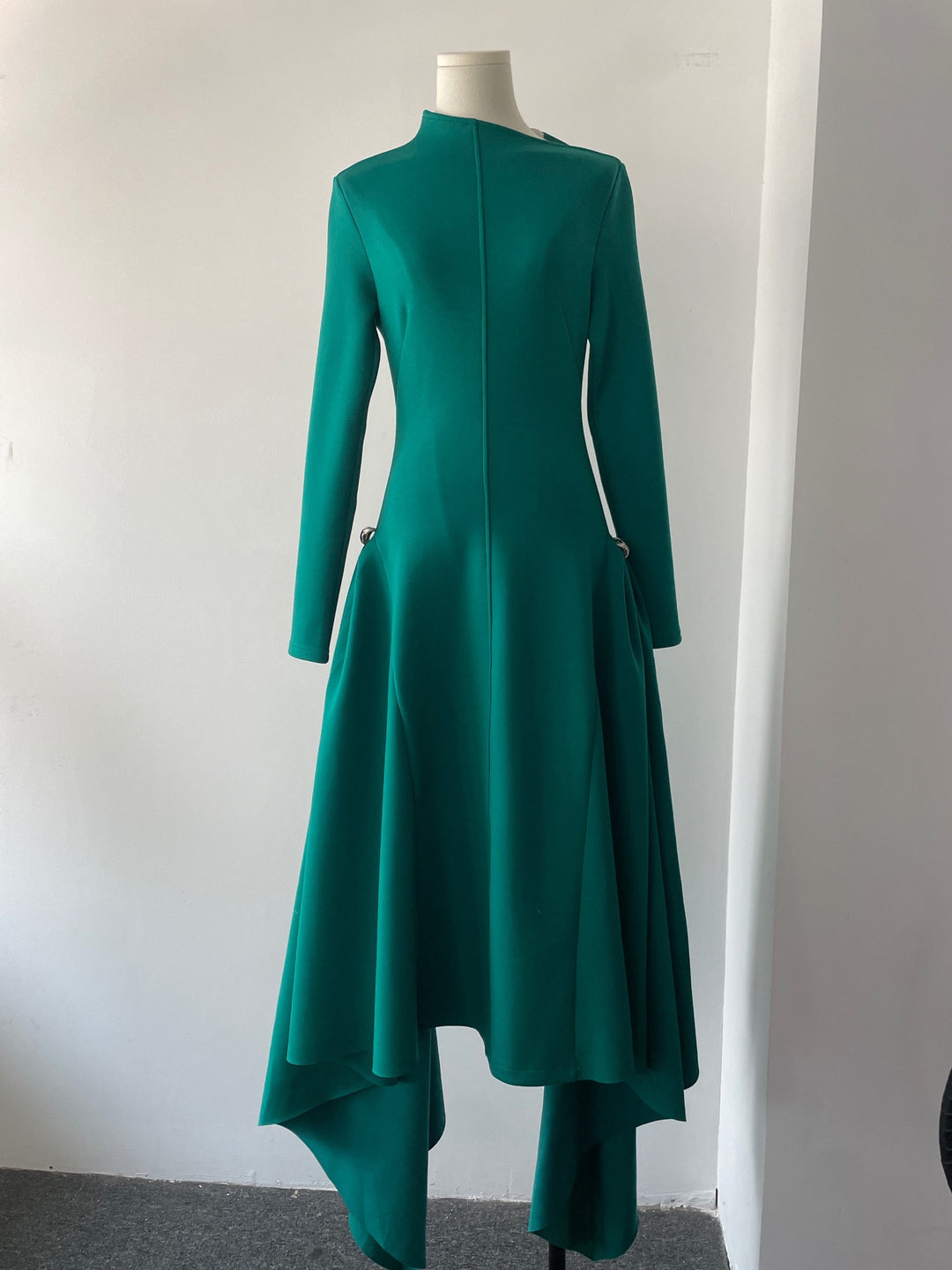 The Jade Asymmetric Gown