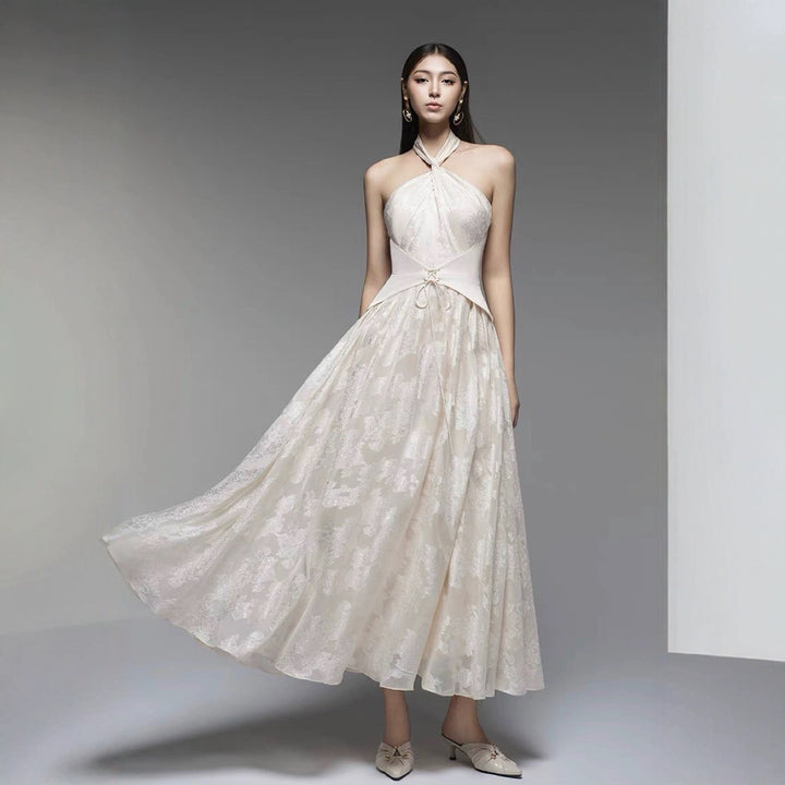 The Champagne Organza Gown