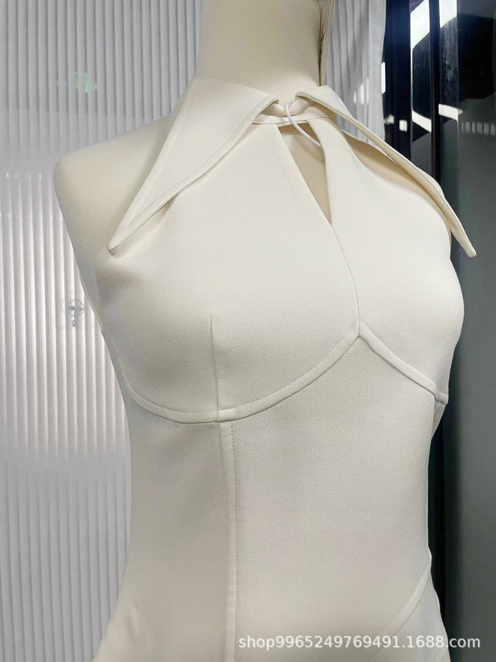 The Ivory Ripple Gown