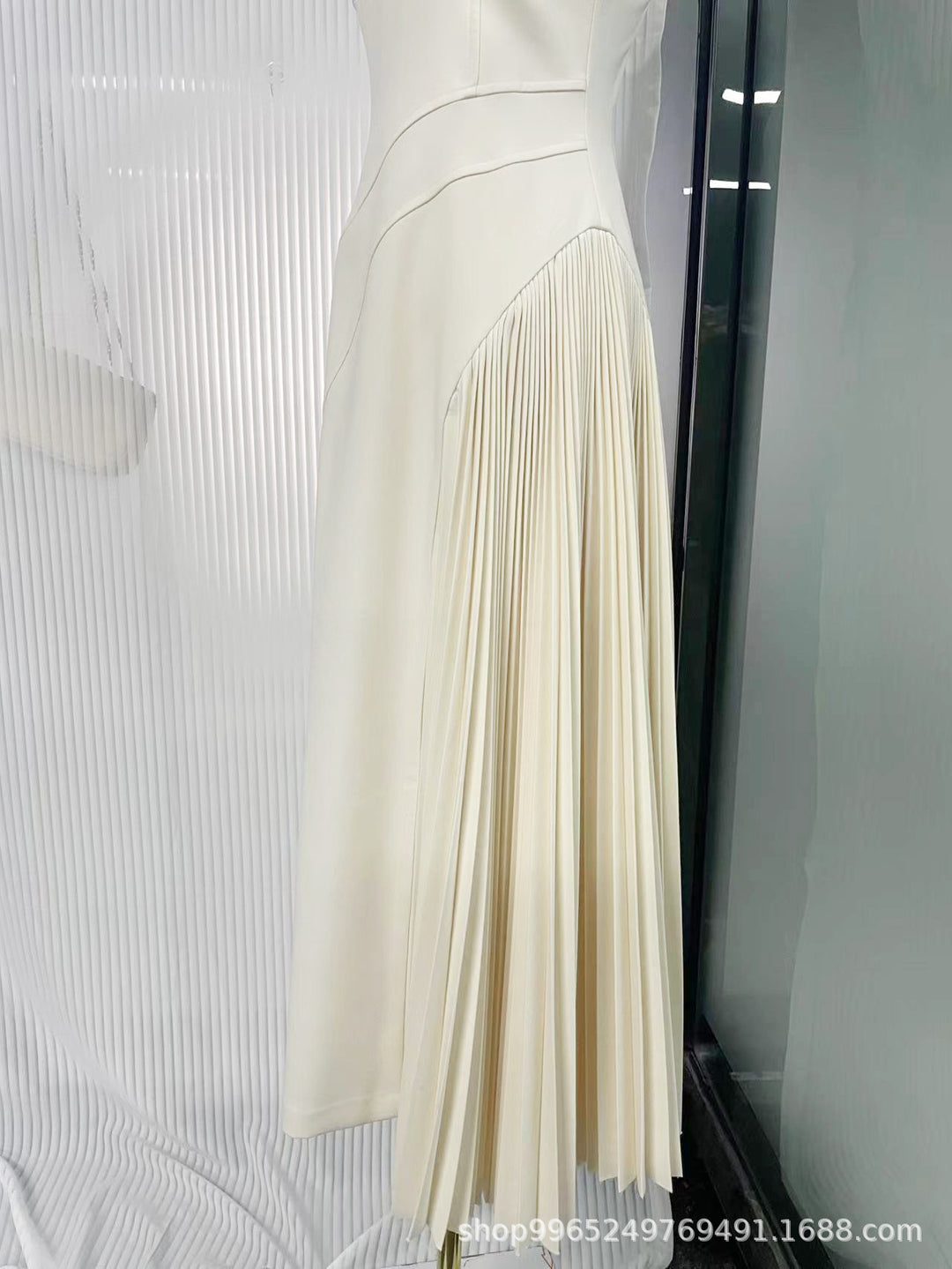 The Ivory Ripple Gown