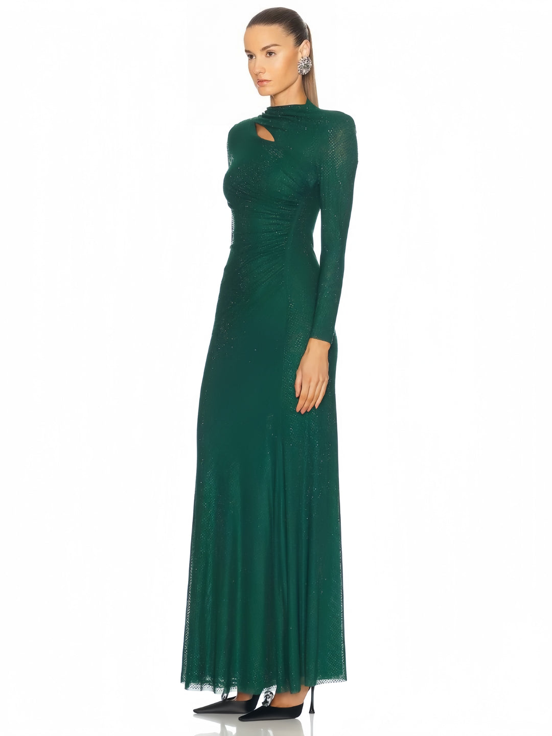 The Emerald Stardust Gown
