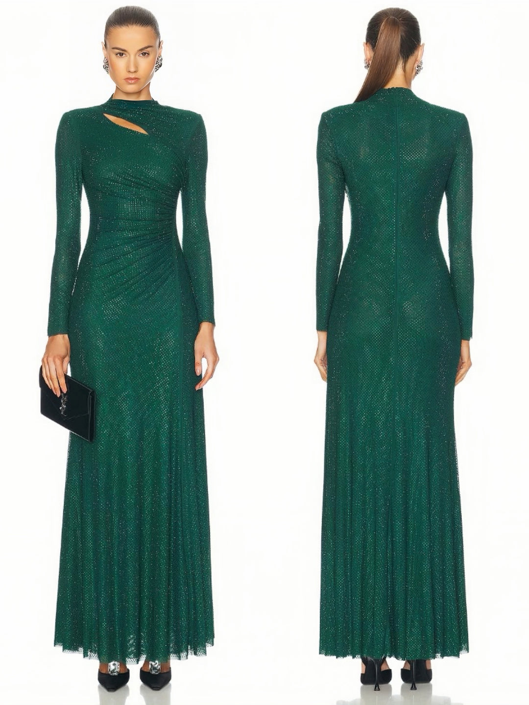 The Emerald Stardust Gown