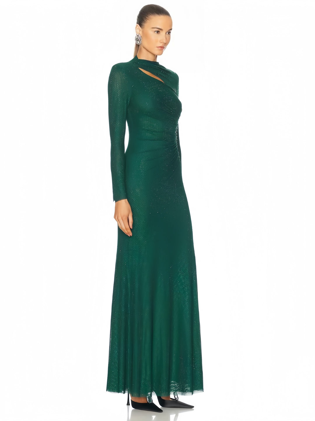 The Emerald Stardust Gown