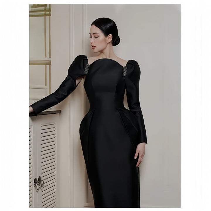 The Midnight Puffy Gown
