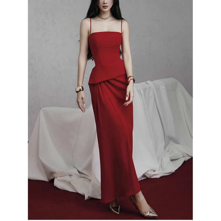 The Ruby Strapless Maxi