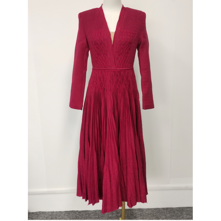 The Crimson Tweed Peplum