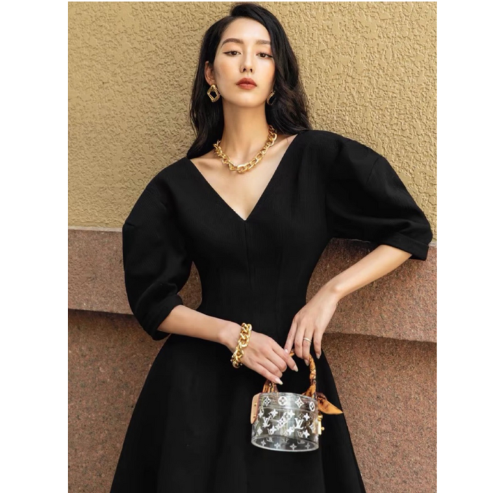 The Noir Chiffon Swing