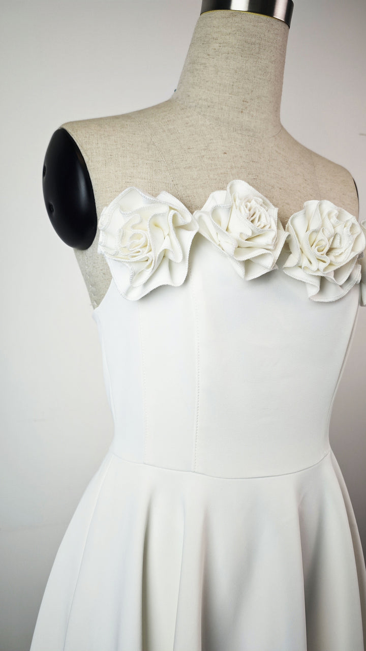 The Alabaster High-Low Gown