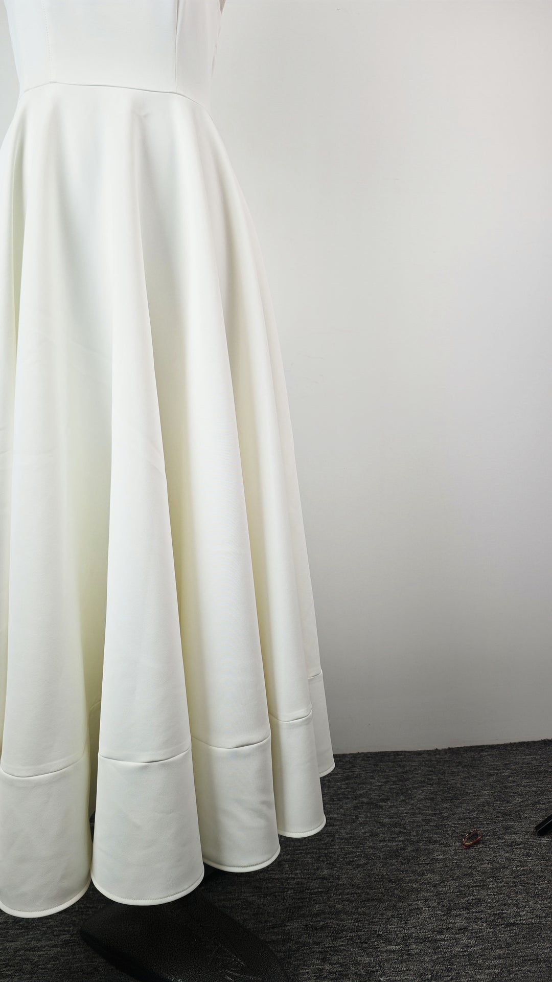 The Alabaster High-Low Gown