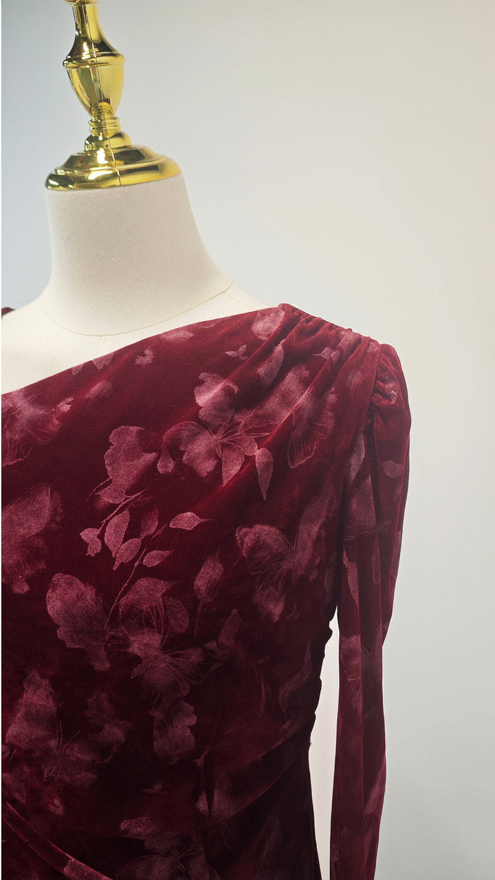 The Crimson Bloom Midi