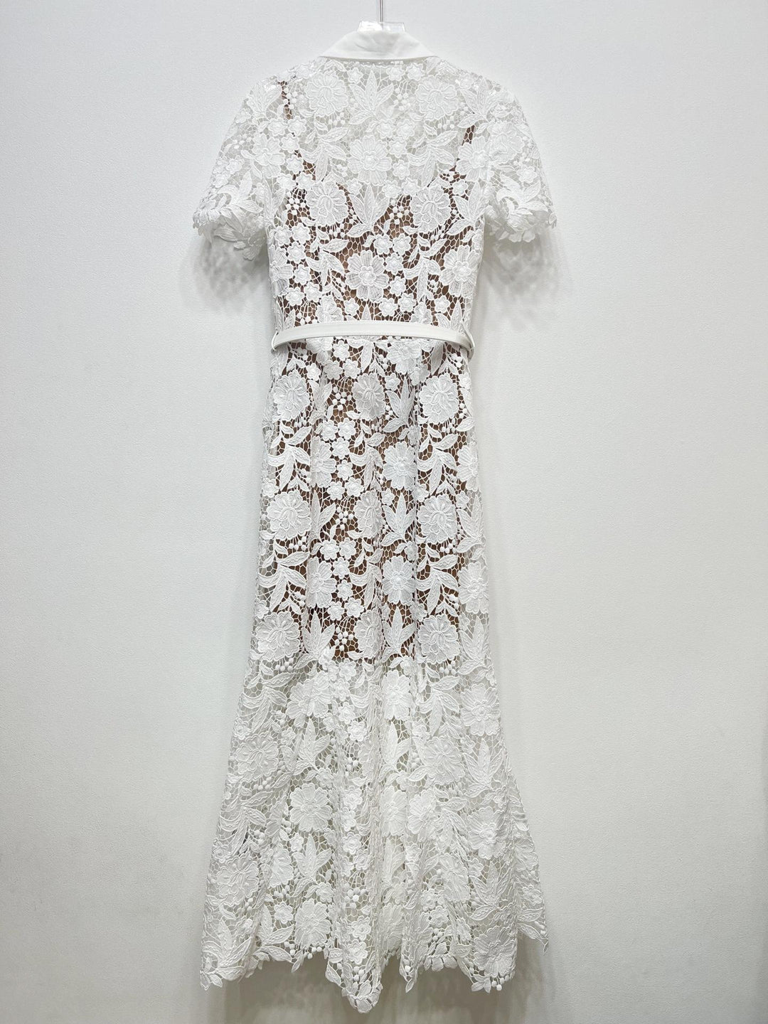 French Retro Water-Soluble Lace Fishtail Dress