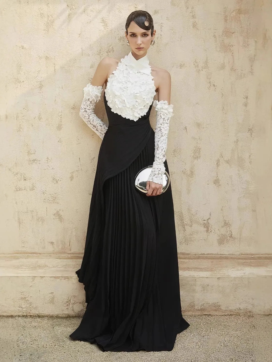 The Bloom Pleated Gala Gown | Modest Luxe Saudi Fashion 2026 ...