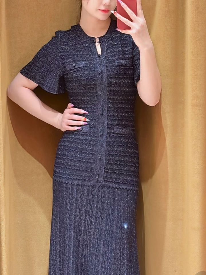 The Celine Rhinestone Embellished Maxi Gown